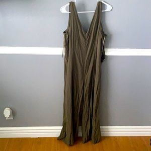 Olive green jump suit